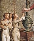 Antoniazzo Romano Canvas Paintings - Annunciation (detail)
